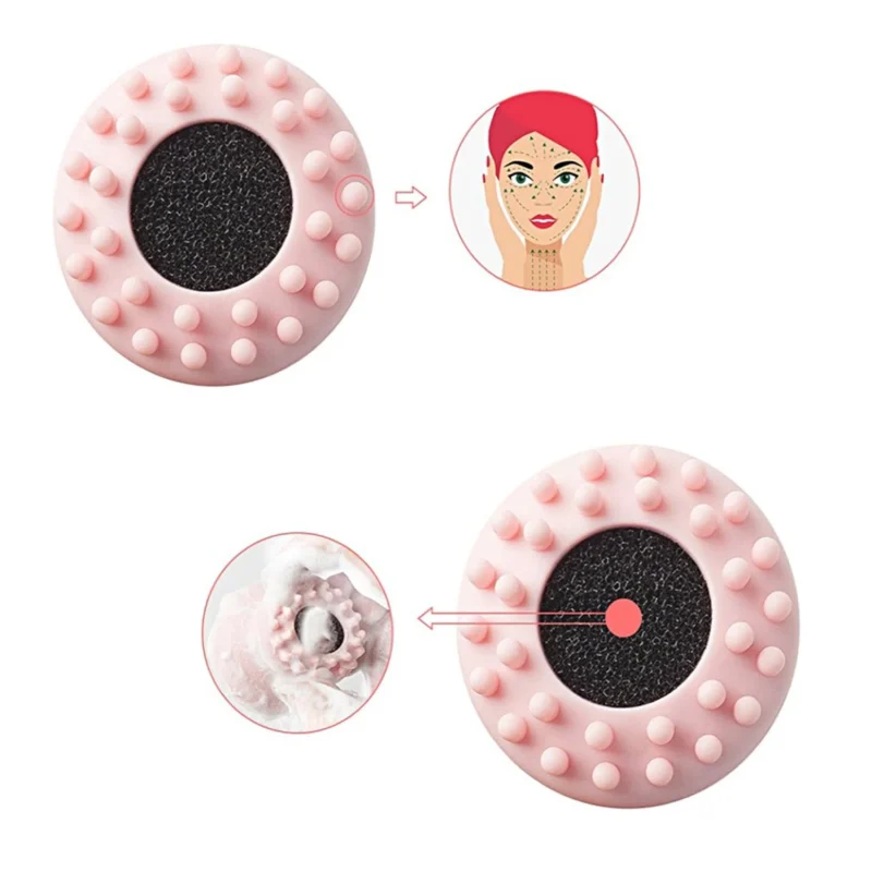 Facial Cleansing Brushes, Cute Octopus Shape Silicone Face Scrubber Massager Skincare Tool (1PC) - Image 3