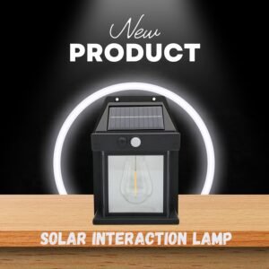 Solar interaction wall lamp