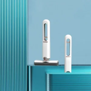 Portable Mini Mop Self-Squeeze Mini Mop, Portable Sponge Mini Mop Suitable for Household Bathroom, Desktop, Glass Cleaning