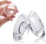 Silicone (6 PCs) Door Bumper Wall Protector Self Adhesive Clear Door Stopper Knob Pads,Soft Reusable Rubber Wall Protectors Shield