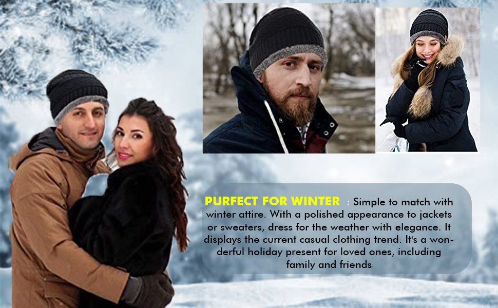 Unisex Cap and Muffler for winter