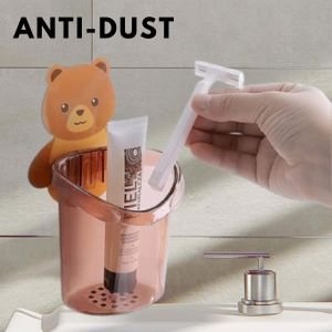 Toothbrush Holder Plastic Stand for Toothpaste