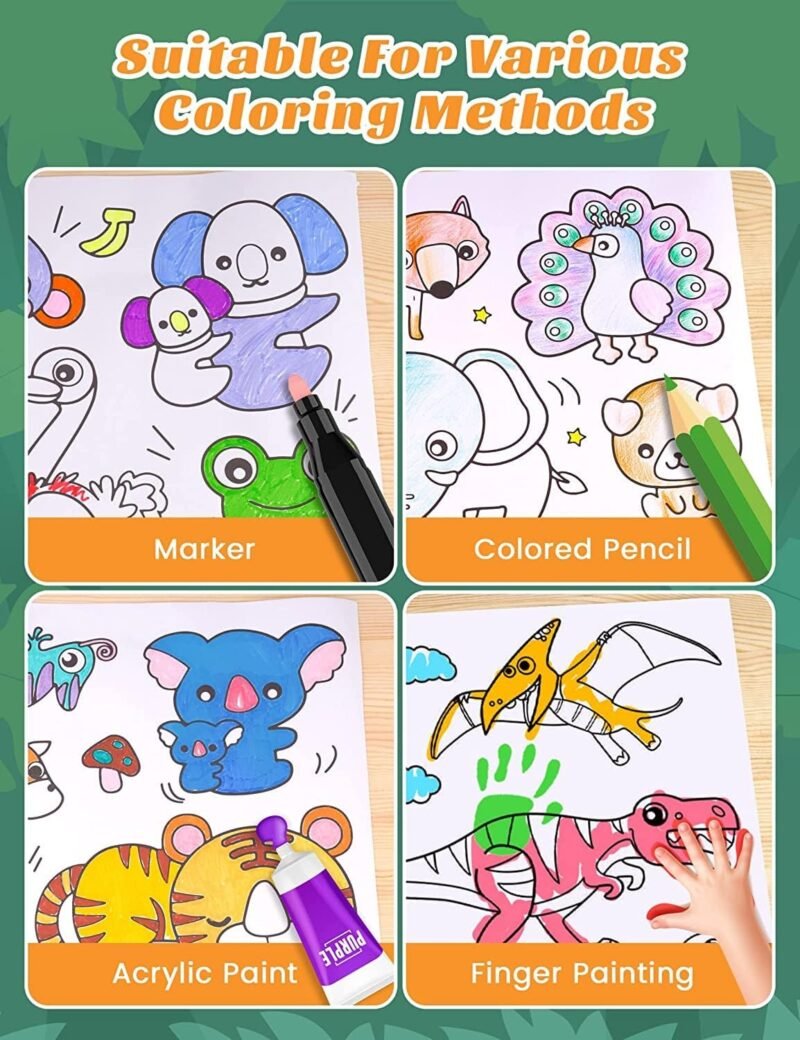 Children's Drawing Roll, Coloring Paper Roll for Kids, 30 * 300 Cms DIY Painting Drawing Paper Roll, Kids Art Roll, Early Educational Toys for Kids - Image 2