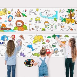 Children's Drawing Roll, Coloring Paper Roll for Kids, 30 * 300 Cms DIY Painting Drawing Paper Roll, Kids Art Roll, Early Educational Toys for Kids