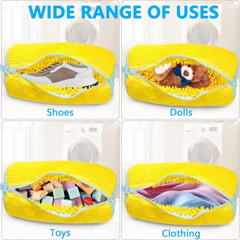 Shoe Washing Bag for Washer and Dryer, Laundry Bags for Shoe, Reusable Shoe Cleaning Bag for All Shoe Sizes (1Pcs) (Multicolor) - Image 6